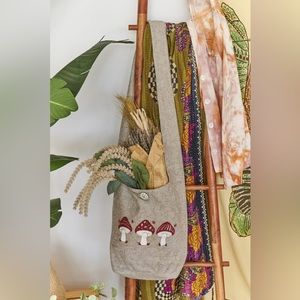 Mushroom Trio Slouchy Bag